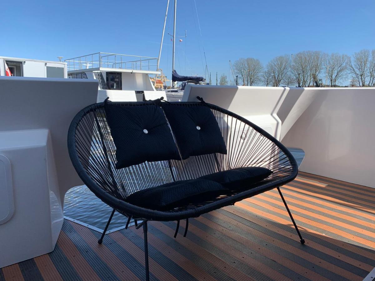 Apartamento Amber Houseboat Świnoujście Exterior foto